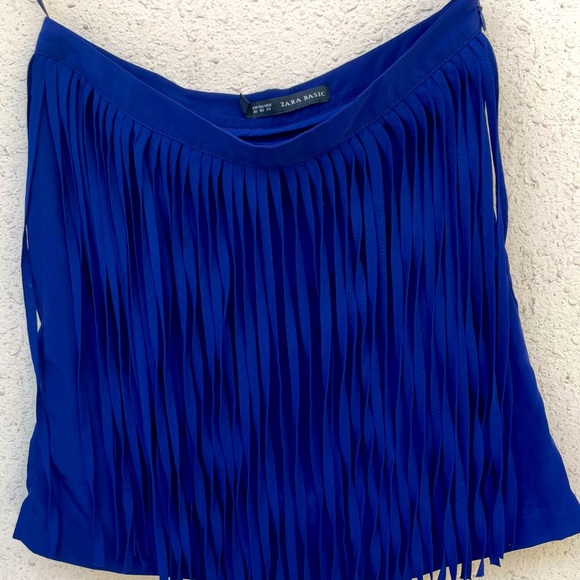 Zara Dresses & Skirts - Zara limited edition fringe skirt, very sexy and smart for summer outings